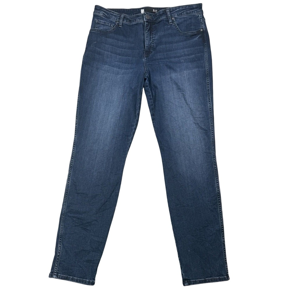 Kut From The Kloth Jeans Women's 16 Blue Cotton Diana Fab Ab Skinny High Rise